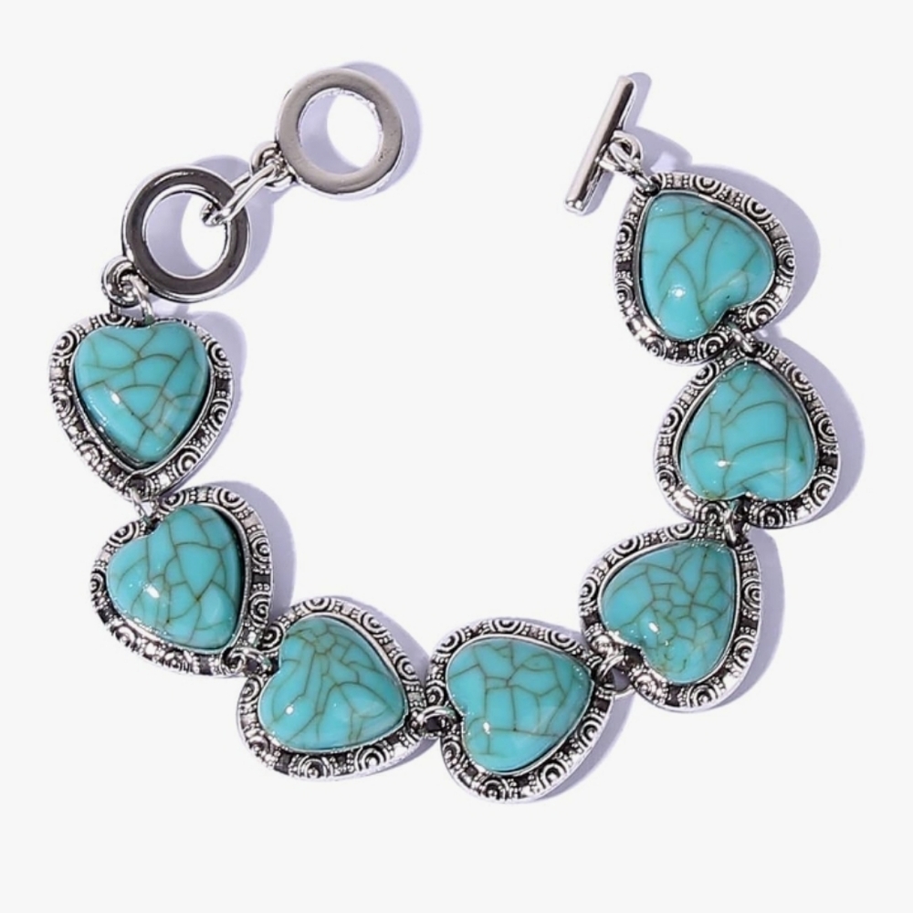 Heart  Toggle Bracelet
